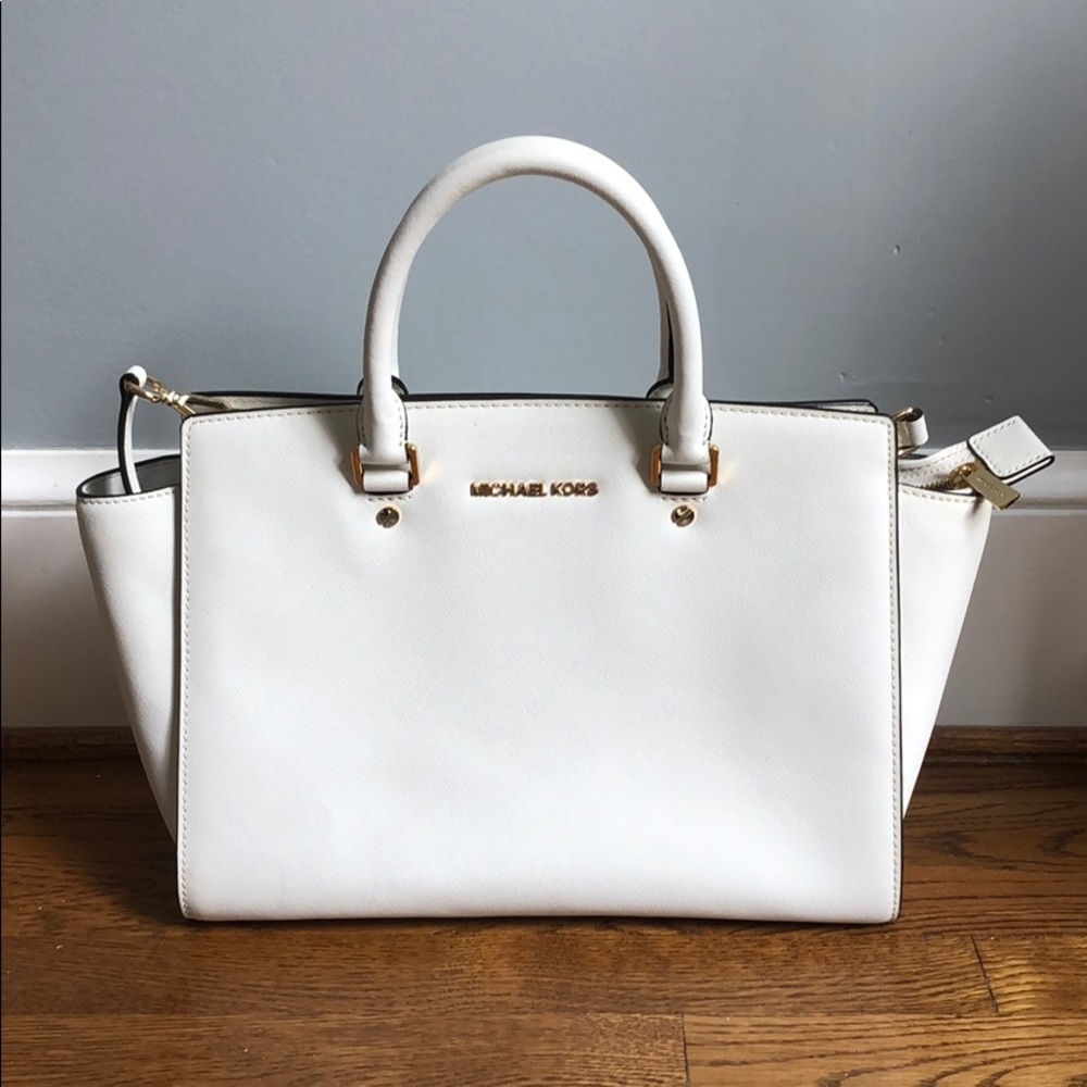 Michael Kors White Tote